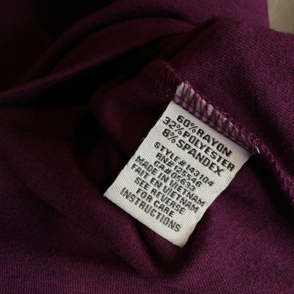 LIV by Habitat Tank in Plum Size 1 - Picture 4 of 7